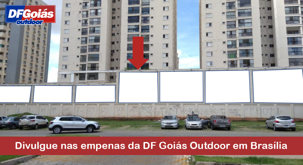 Divulgue nas empenas da DF Goiás Outdoor em Brasília