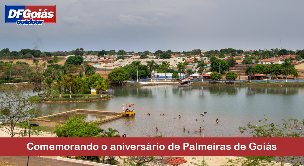 Comemorando o aniversário de Palmeiras de Goiás