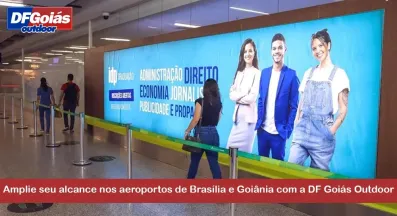 Ponto nº Amplie seu alcance nos aeroportos de Brasília e Goiânia com a DF Goiás Outdoor